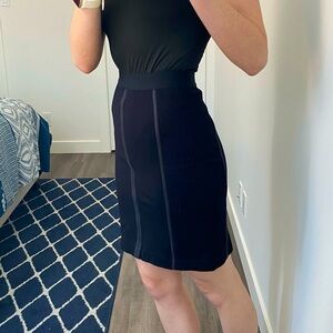 BCBG Maxazria Pencil skirt - XXS - black and grey